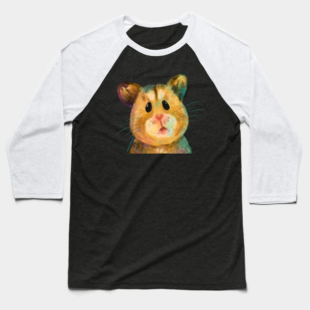 Hamster Baseball T-Shirt by julianamotzko